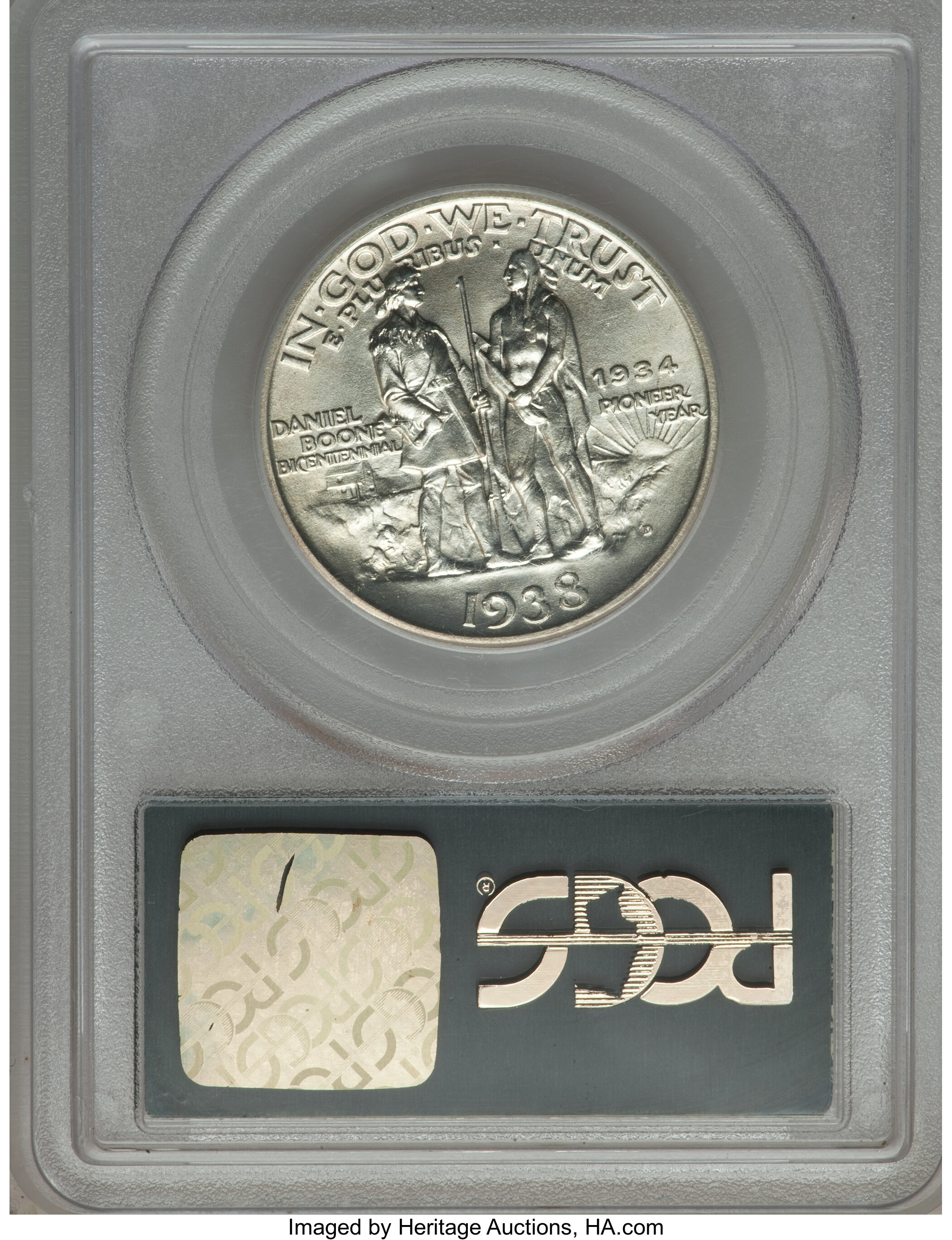 1938-D 50c Boone XF45 CAC thumbnail 11