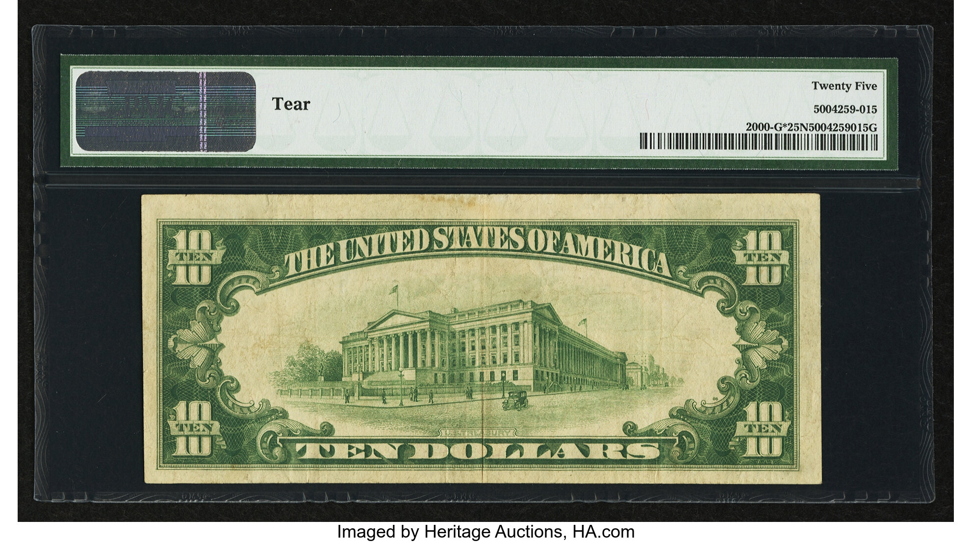image for: Fr. 2000-G* $10 1928 Federal Reserve Star Note. PMG Very Fine 25 Net....