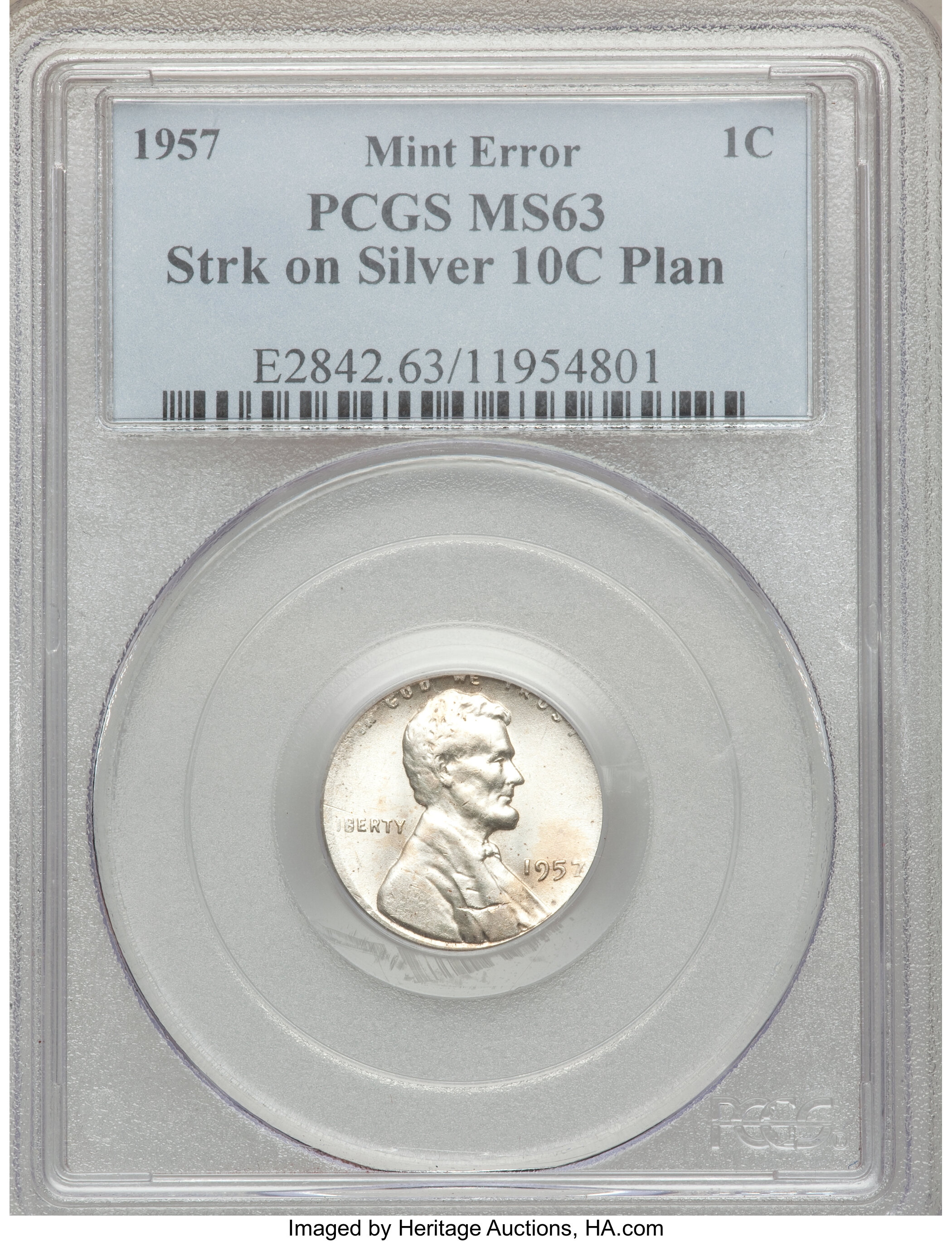 1957 1c MS RD MS63 RD thumbnail 8