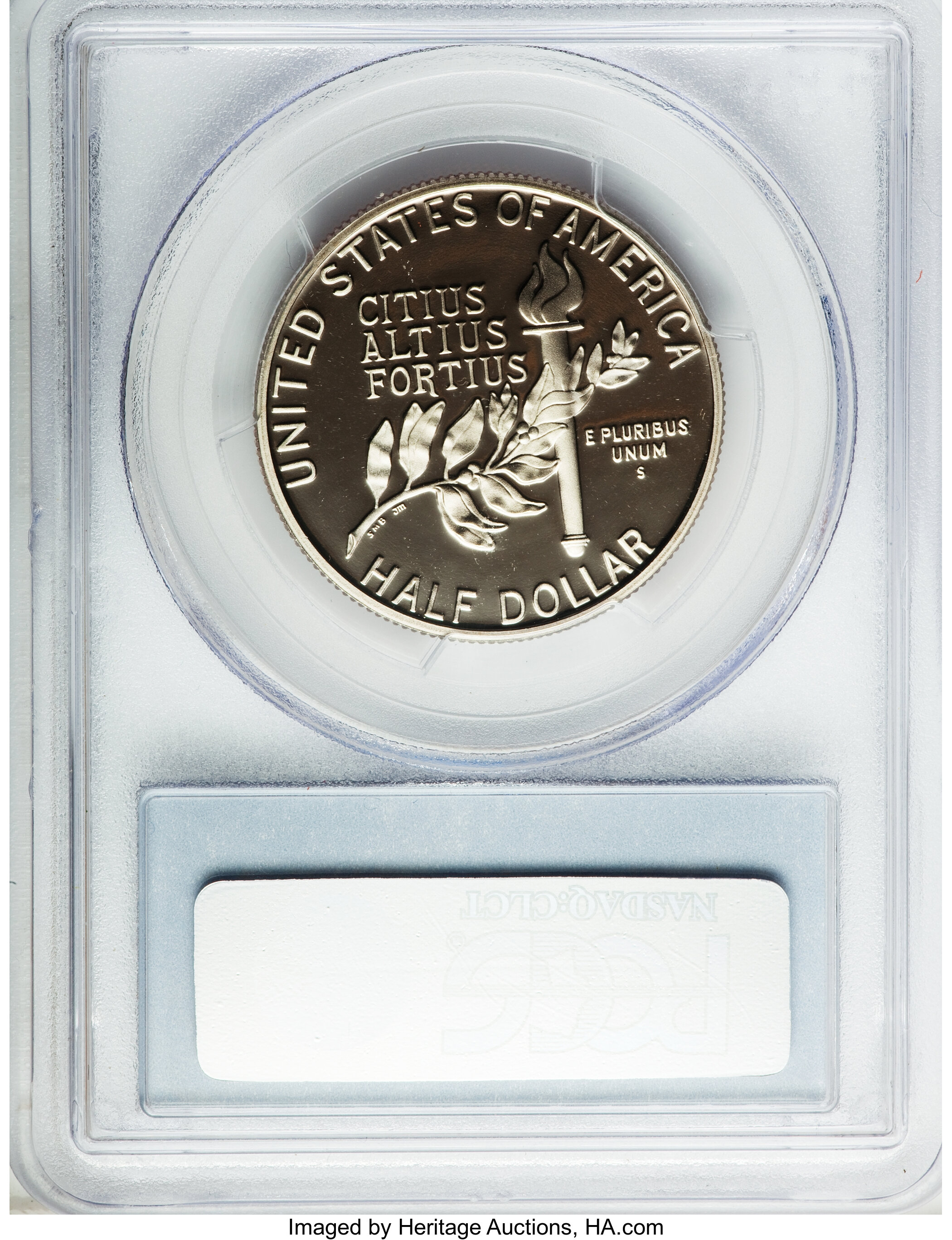 1992-S 50c XXV Olympics Gymnast PR DCAM OGP thumbnail 10