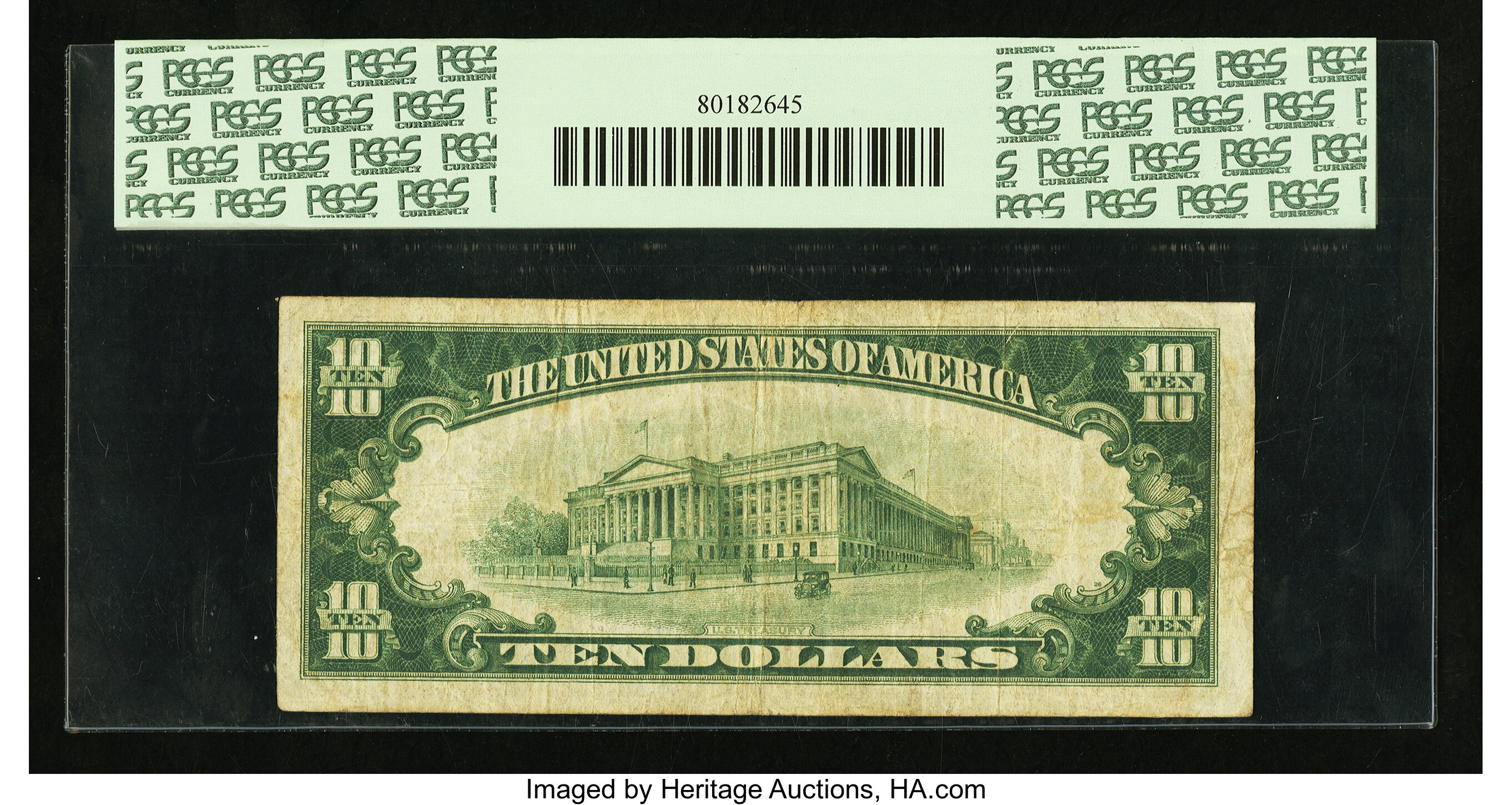 image for: Fr. 2000-H* $10 1928 Federal Reserve Star Note. PCGS Fine 15....