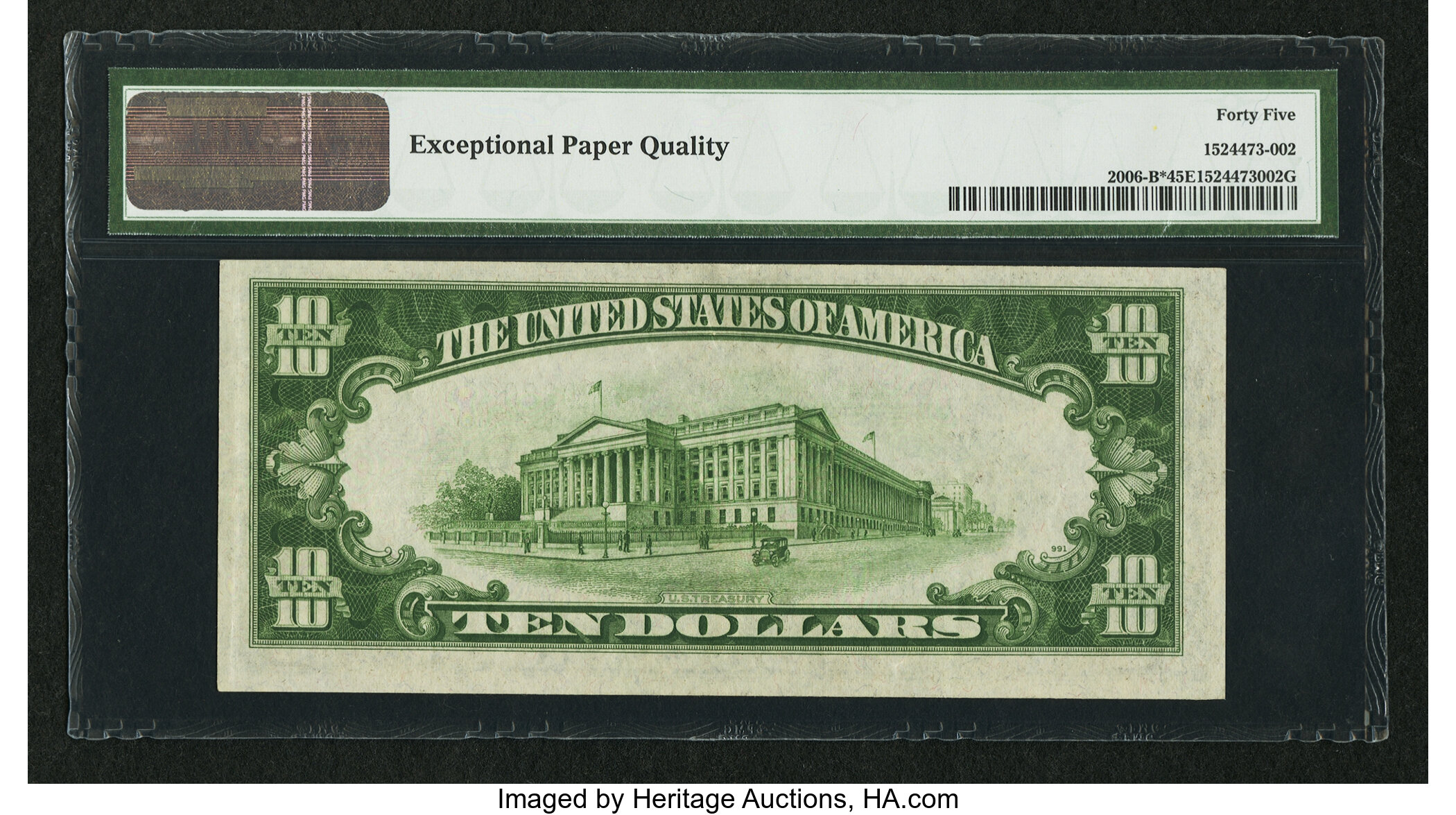 image for: Fr. 2006-B* $10 1934A Federal Reserve Star Note. PMG Choice Extremely Fine 45 EPQ....