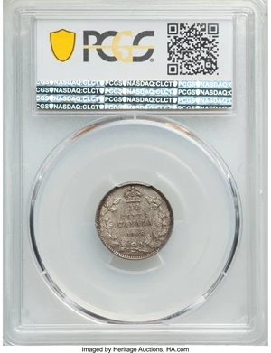 image for: Edward VII 10 Cents 1908 AU55 PCGS