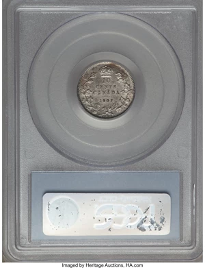 image for: Edward VII 10 Cents 1907 MS63 PCGS