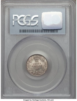 image for: Edward VII 10 Cents 1910 MS64 PCGS