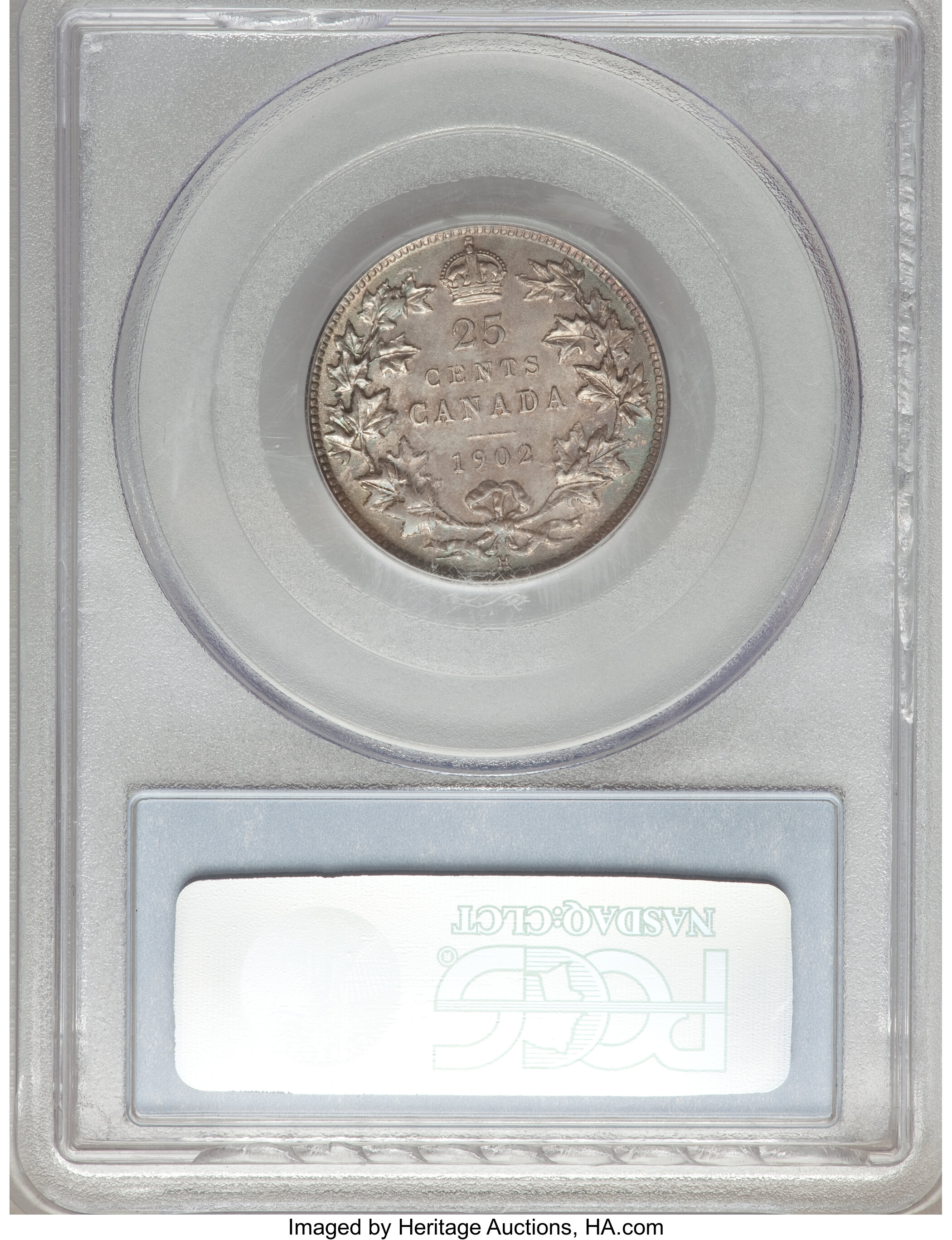 image for: Edward VII 25 Cents 1902-H