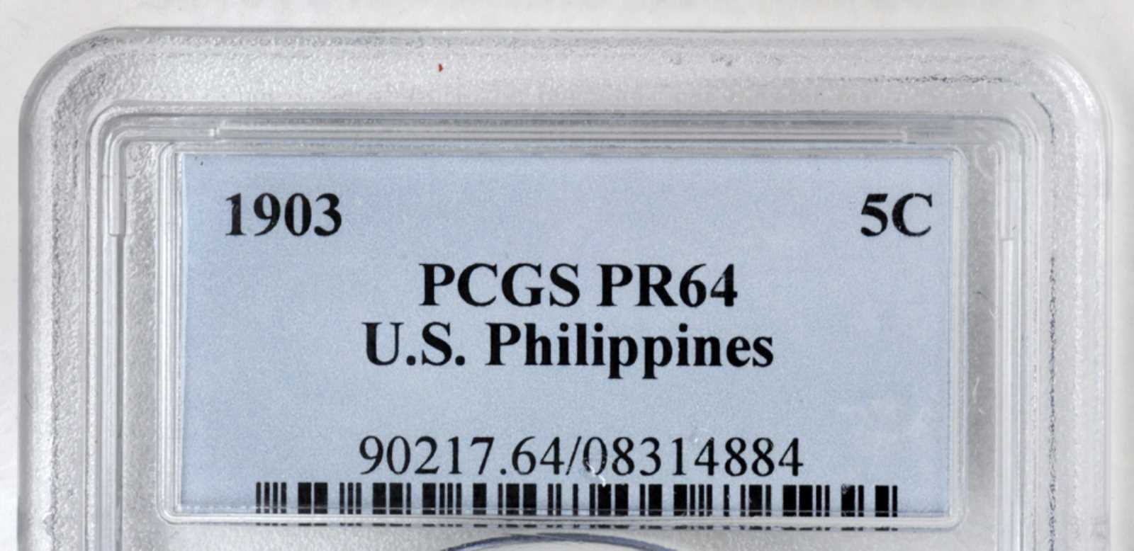 image for: PHILIPPINES. Seven Piece Proof Set, 1903.