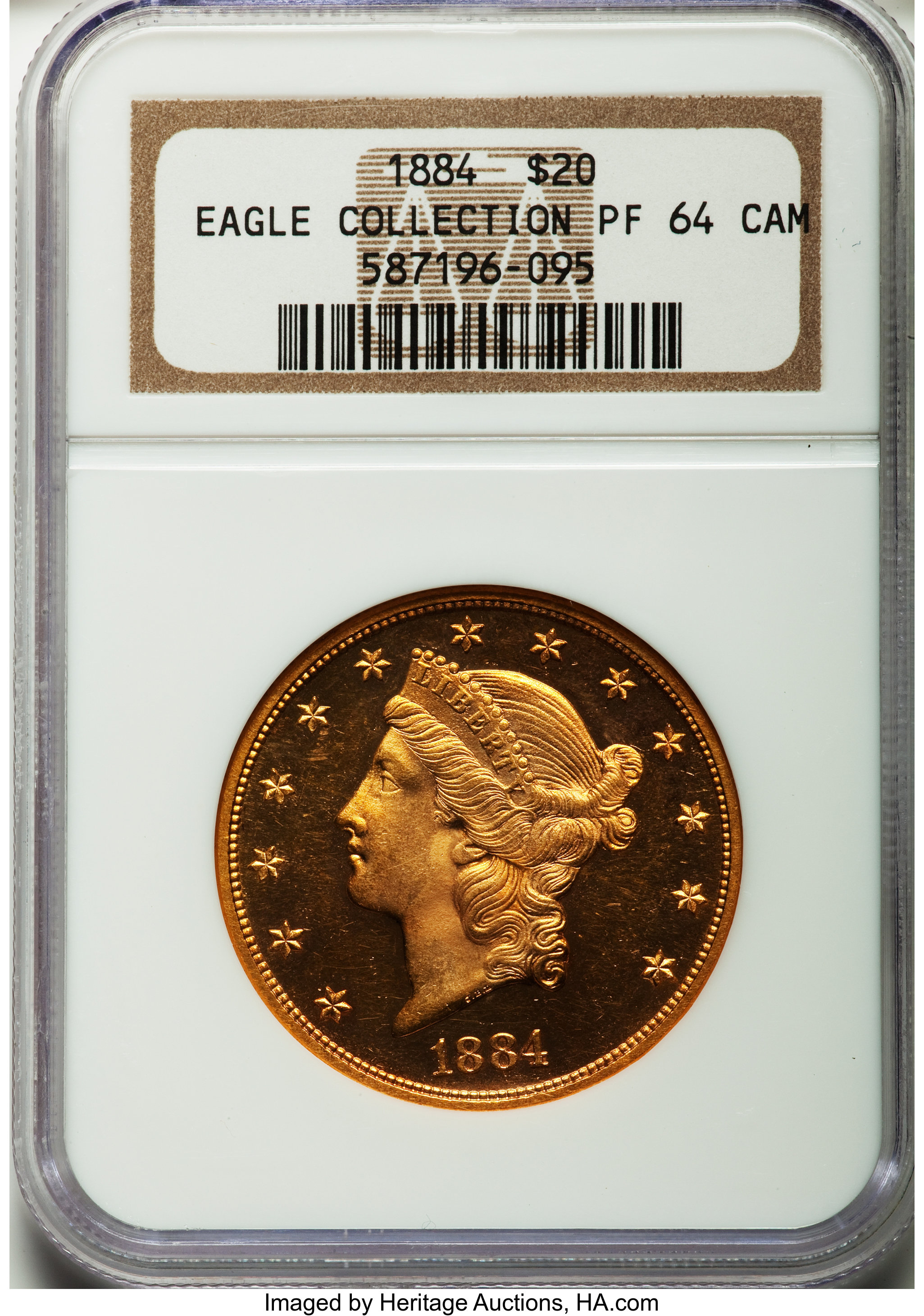 image for: 1884 $20 PR64 Cameo NGC....