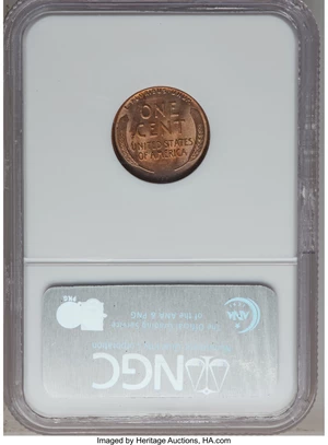 image for: 1909 1C VDB DDO MS66 Red and Brown NGC. VP-001. NGC Census: (2/0). PCGS Population (0/0)....