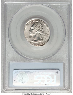image for: 2006-D 25C North Dakota Statehood Quarter -- Struck on Elliptical Planchet -- MS65 PCGS....