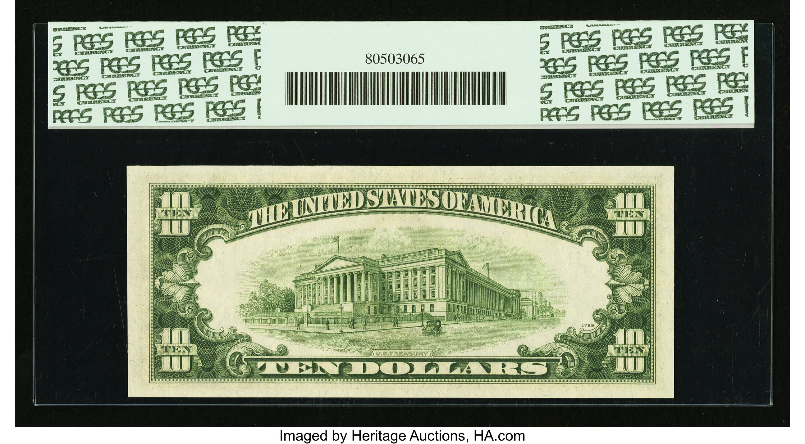 image for: Fr. 2013-K* $10 1950C Federal Reserve Note. PCGS Gem New 66PPQ....