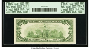 image for: Fr. 2159-H $100 1950B Federal Reserve Note. PCGS Superb Gem New 67PPQ....