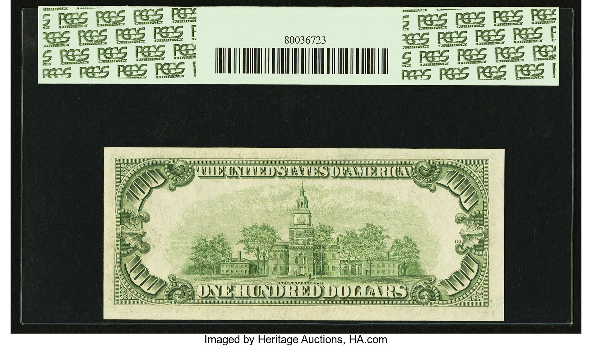 image for: Fr. 2160-D* $100 1950C Federal Reserve Note. PCGS Choice New 63....