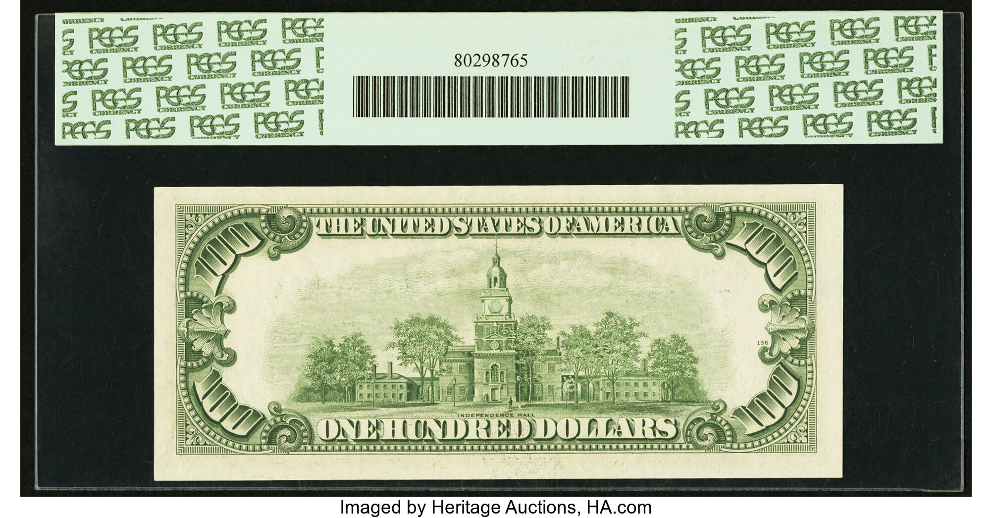 image for: Fr. 2161-G* $100 1950D Federal Reserve Note. PCGS Gem New 66PPQ....