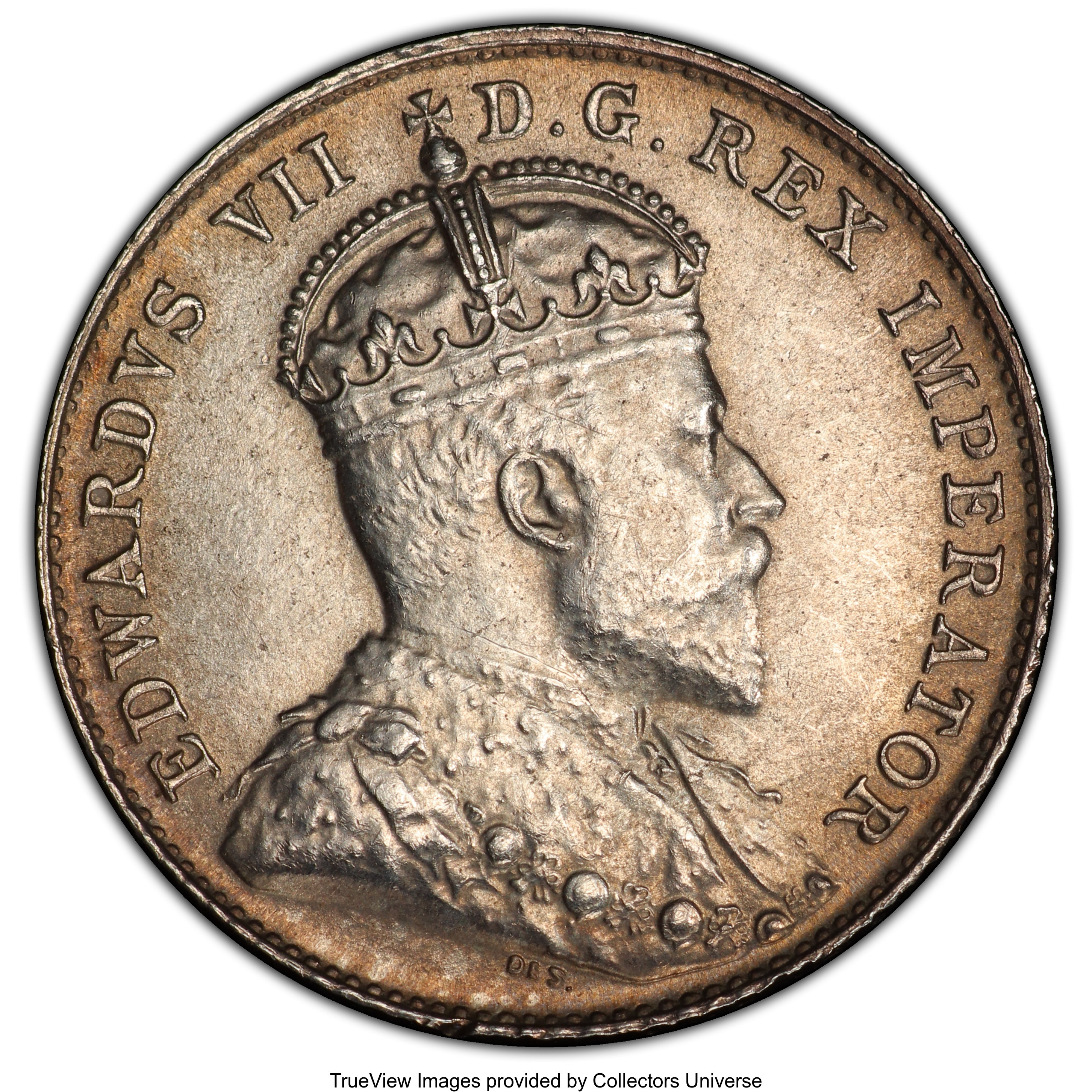 image for: Edward VII 10 Cents 1902 MS63 PCGS