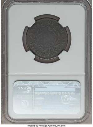 image for: 1794 1C Head of 1795, S-69, B-61, R.3 VG8 NGC....