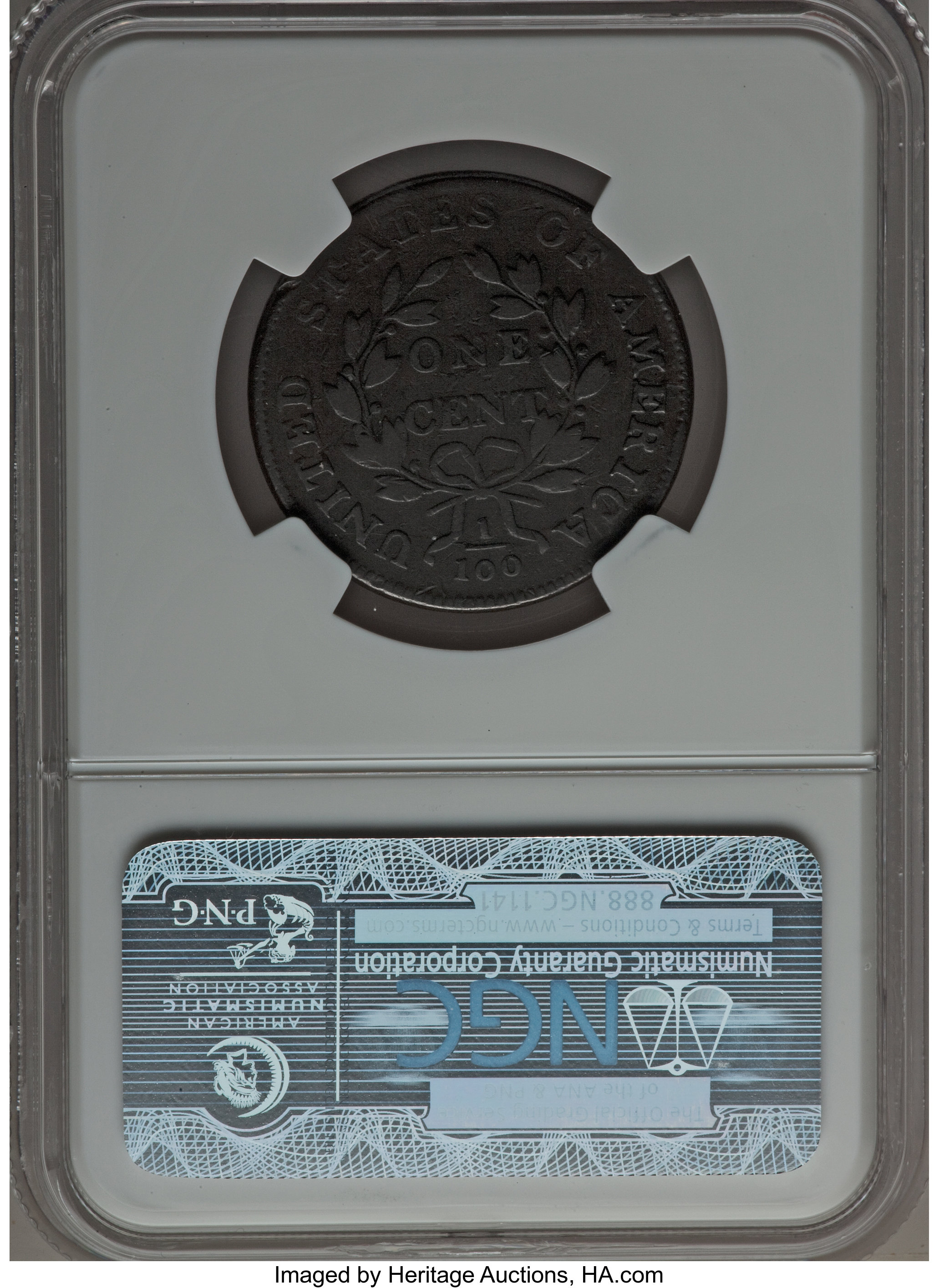 image for: 1800 1C Overdate, Second Hair Style Fine 15 NGC. S-193, B-7, R.4. Our EAC Grade Fine 12. ...