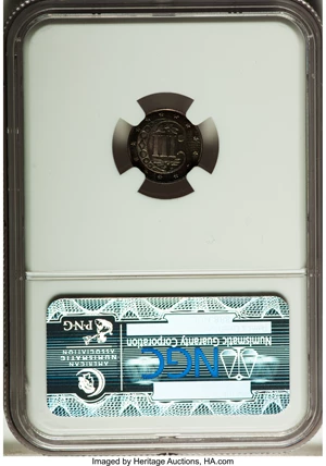 image for: 1870 3CS PR67 Cameo NGC....