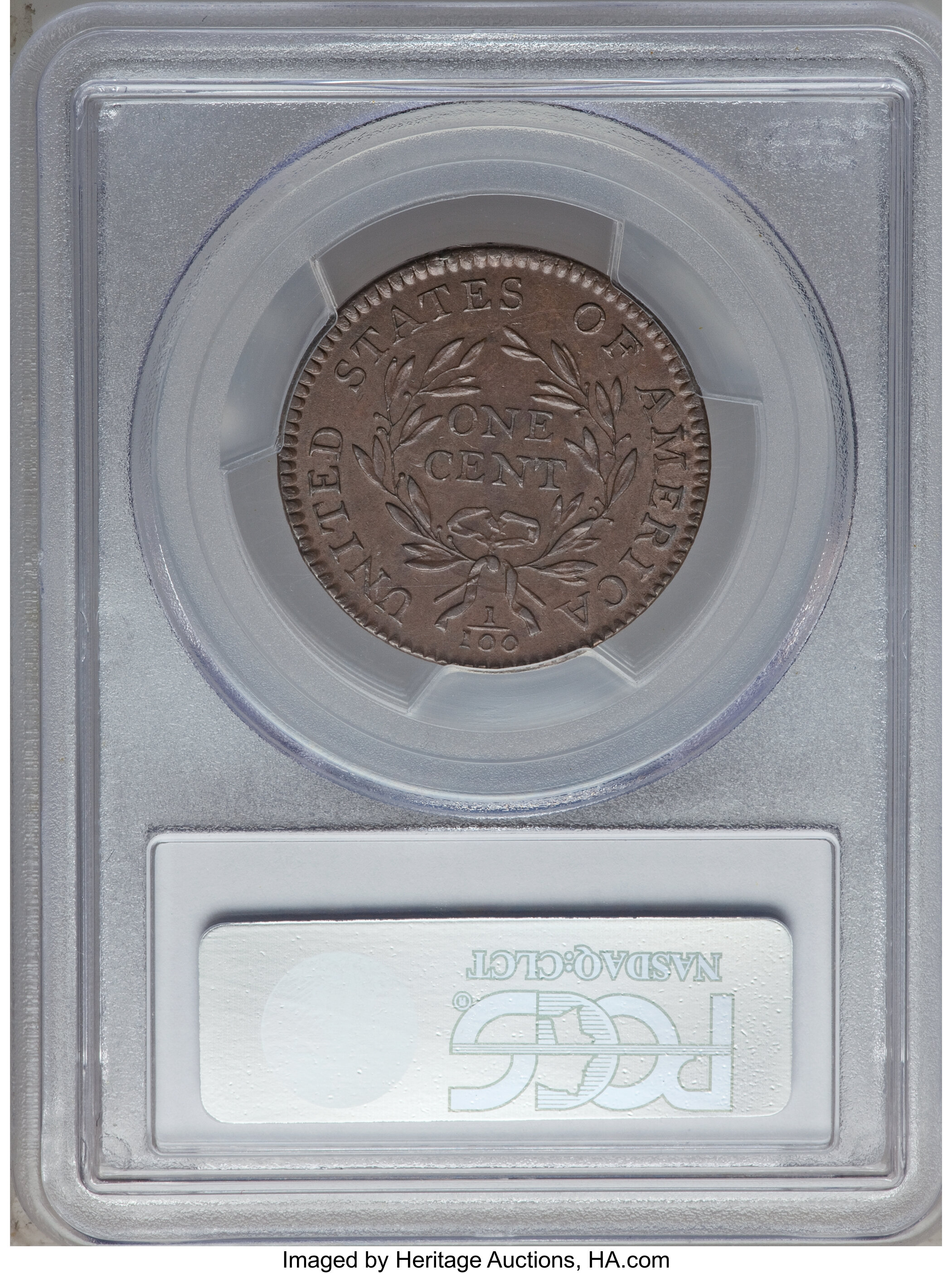 image for: 1794 1C Head of 1795, S-67, B-59, R.3, MS62 Brown PCGS. CAC....