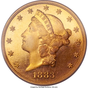 image for: 1883 $20 PR65 Deep Cameo PCGS....