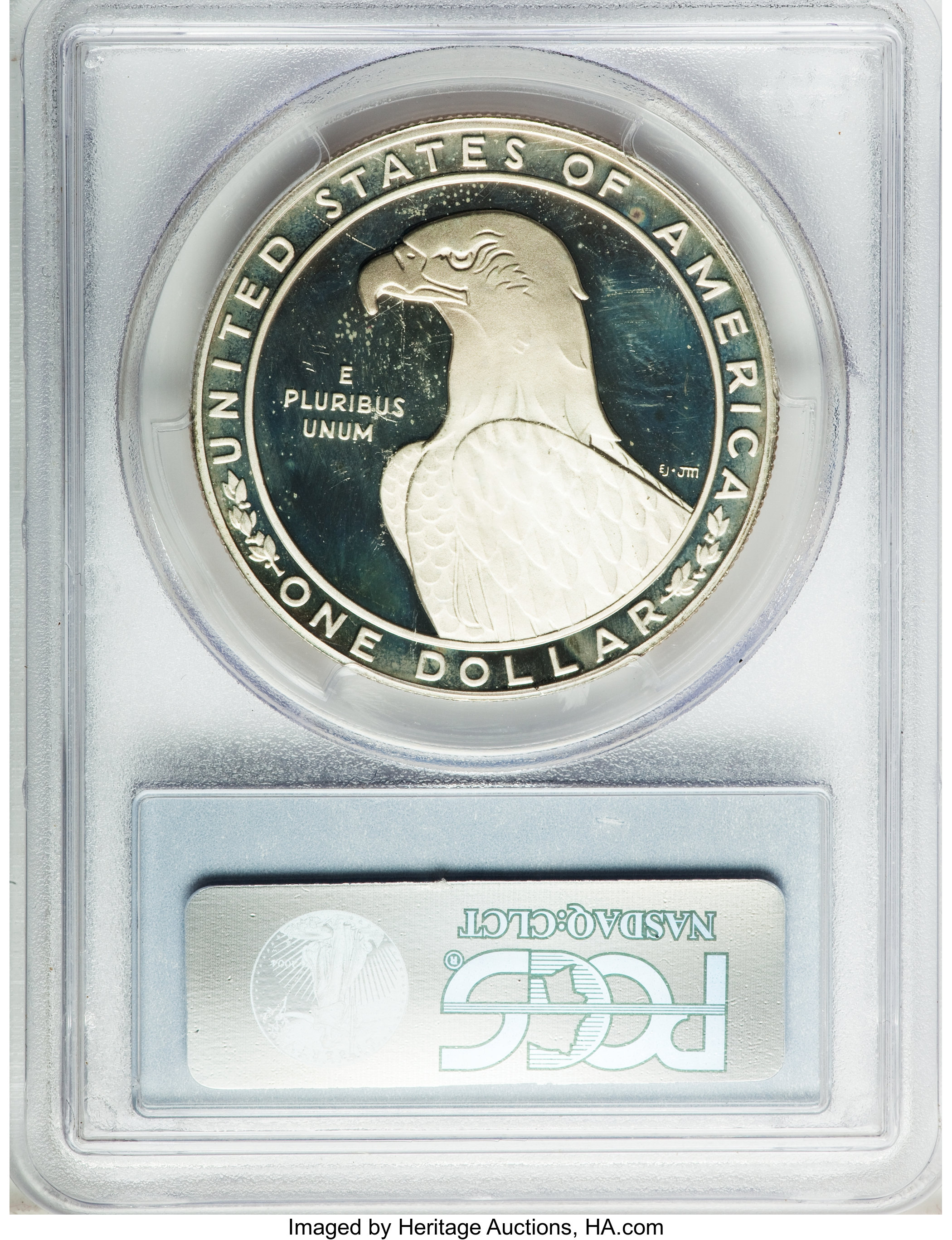 1983-S S$1 Los Angeles Olympiad Discus Thrower PR DCAM PR68 DCAM thumbnail 9