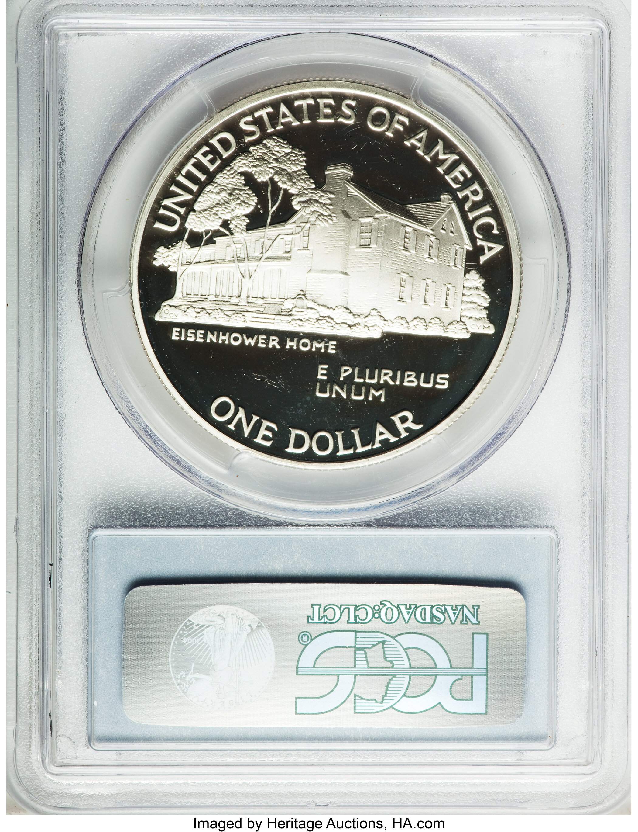 1990-P S$1 Eisenhower Centennial PR DCAM PR68 DCAM thumbnail 4