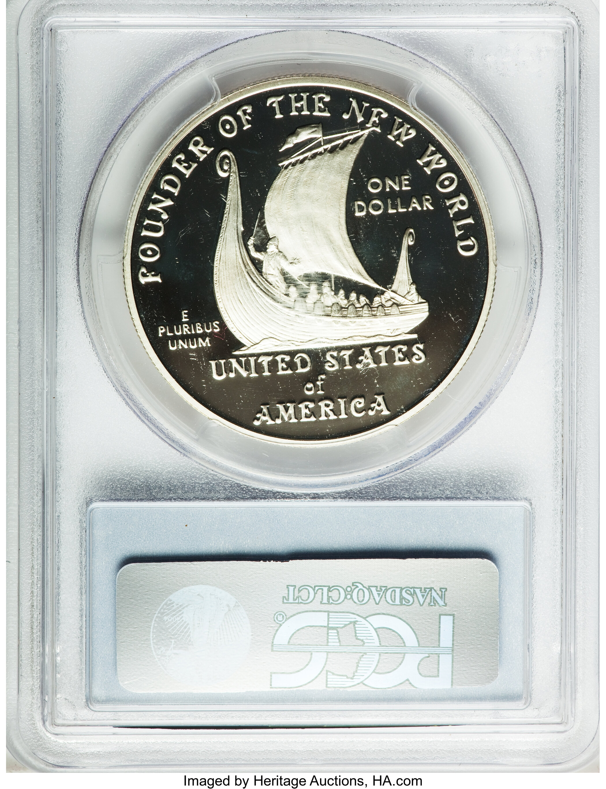 2000-P S$1 Leif Ericson Millennium PR DCAM PR69 DCAM thumbnail 16