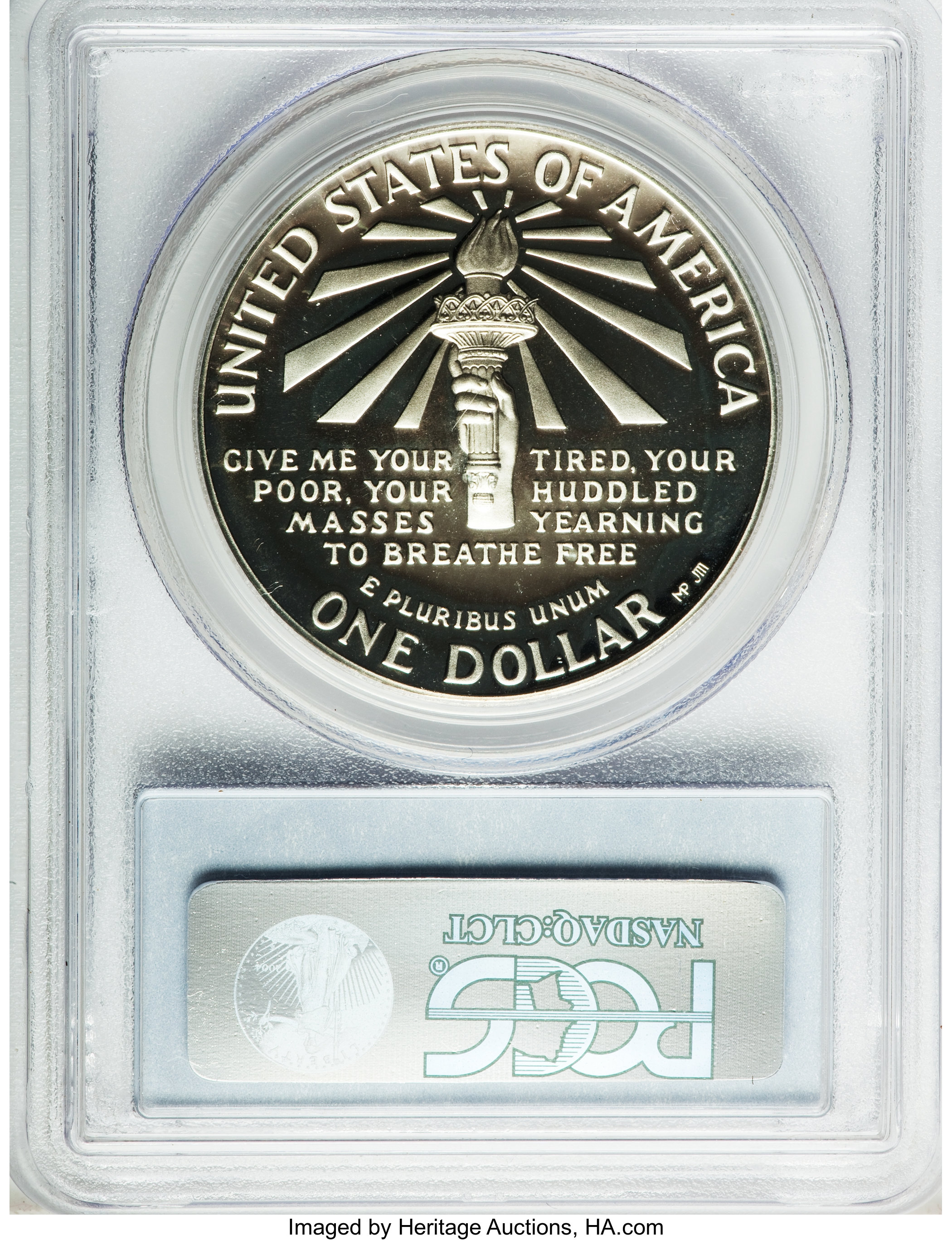 1986-S S$1 Statue of Liberty PR DCAM PR68 DCAM thumbnail 2
