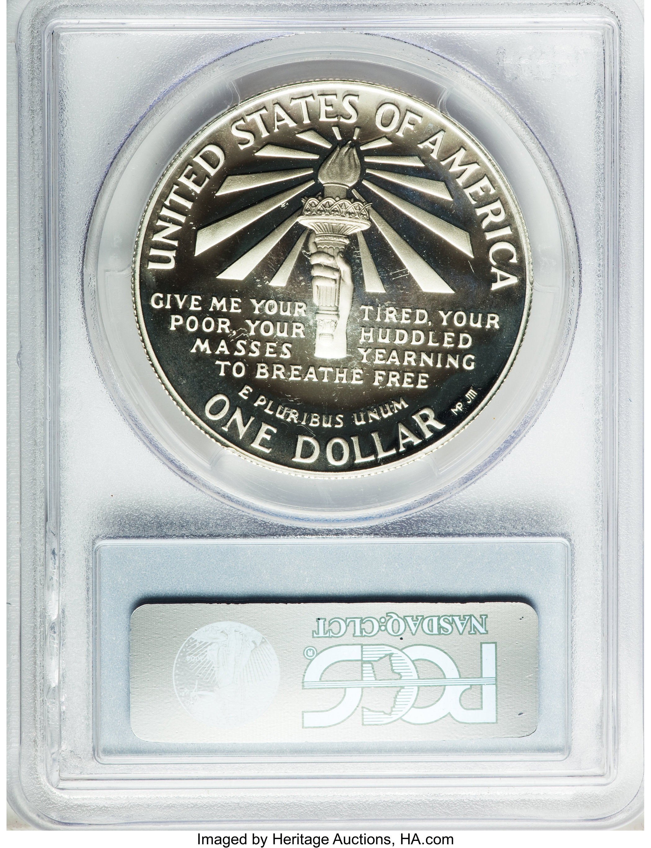 1986 S Statue of Liberty Silver dollar PR Values | Greysheet