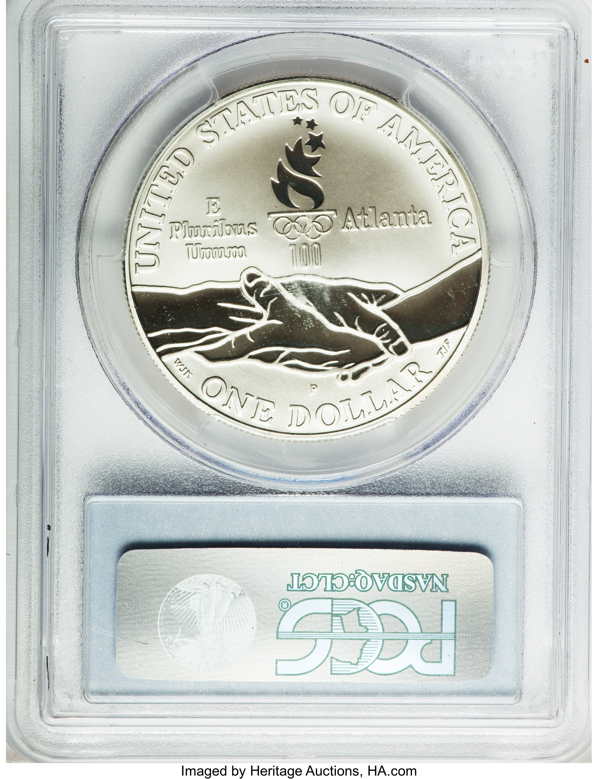 1995-P S$1 Atlanta Olympics Cycling PR DCAM PR69 DCAM thumbnail 8