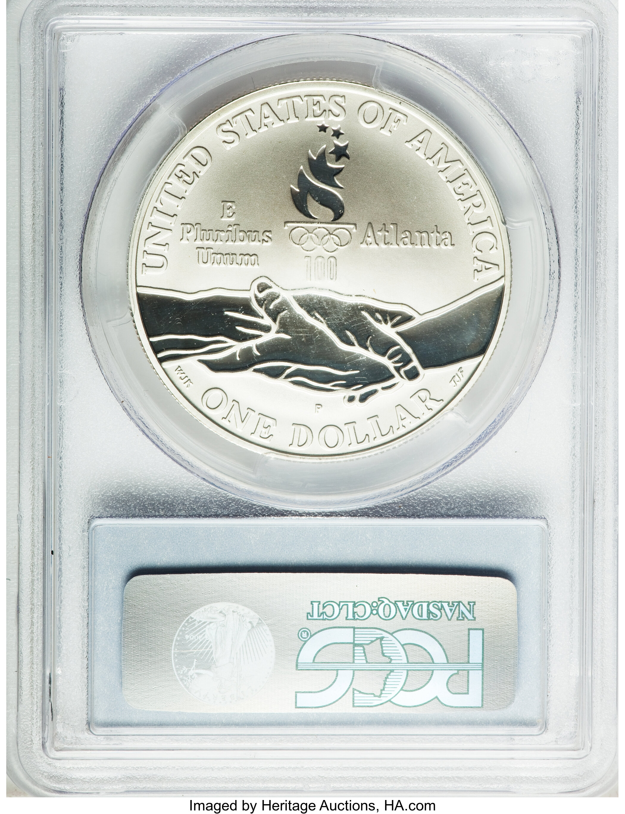 1995-P S$1 Atlanta Olympics Cycling PR DCAM PR69 DCAM thumbnail 9