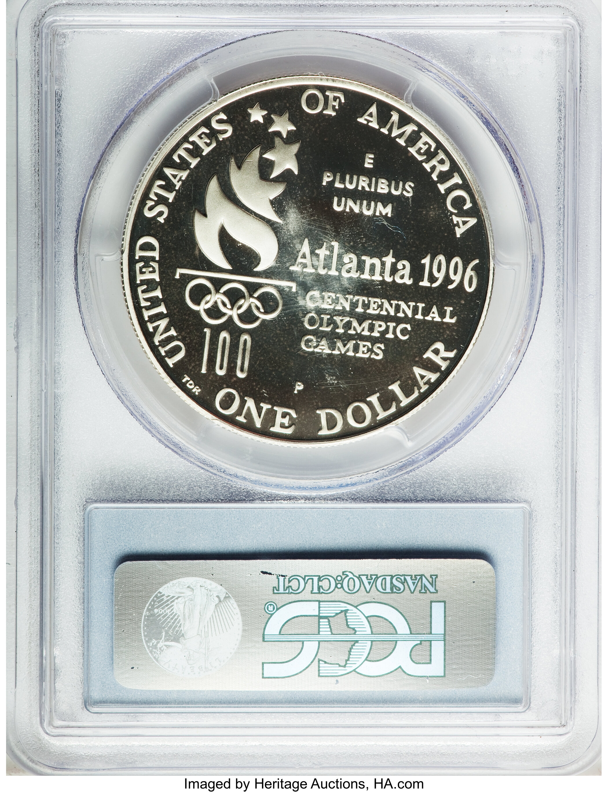 1996-P S$1 Atlanta Olympics High Jump PR DCAM PR66 DCAM thumbnail 21