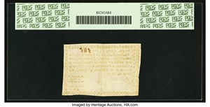 image for: Georgia September 10, 1777 $4/5 PCGS About New 50PPQ....