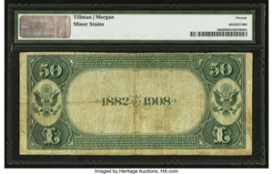 image for: Thompson, IA - $50 1882 Date Back Fr. 560 The First NB Ch. # (M)5054...