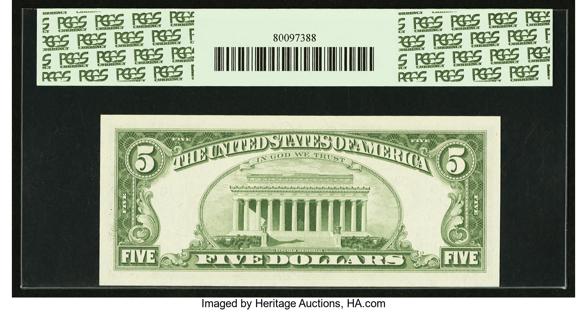 image for: Fr. 1967-J* $5 1963 Federal Reserve Note. PCGS Superb Gem New 69PPQ....