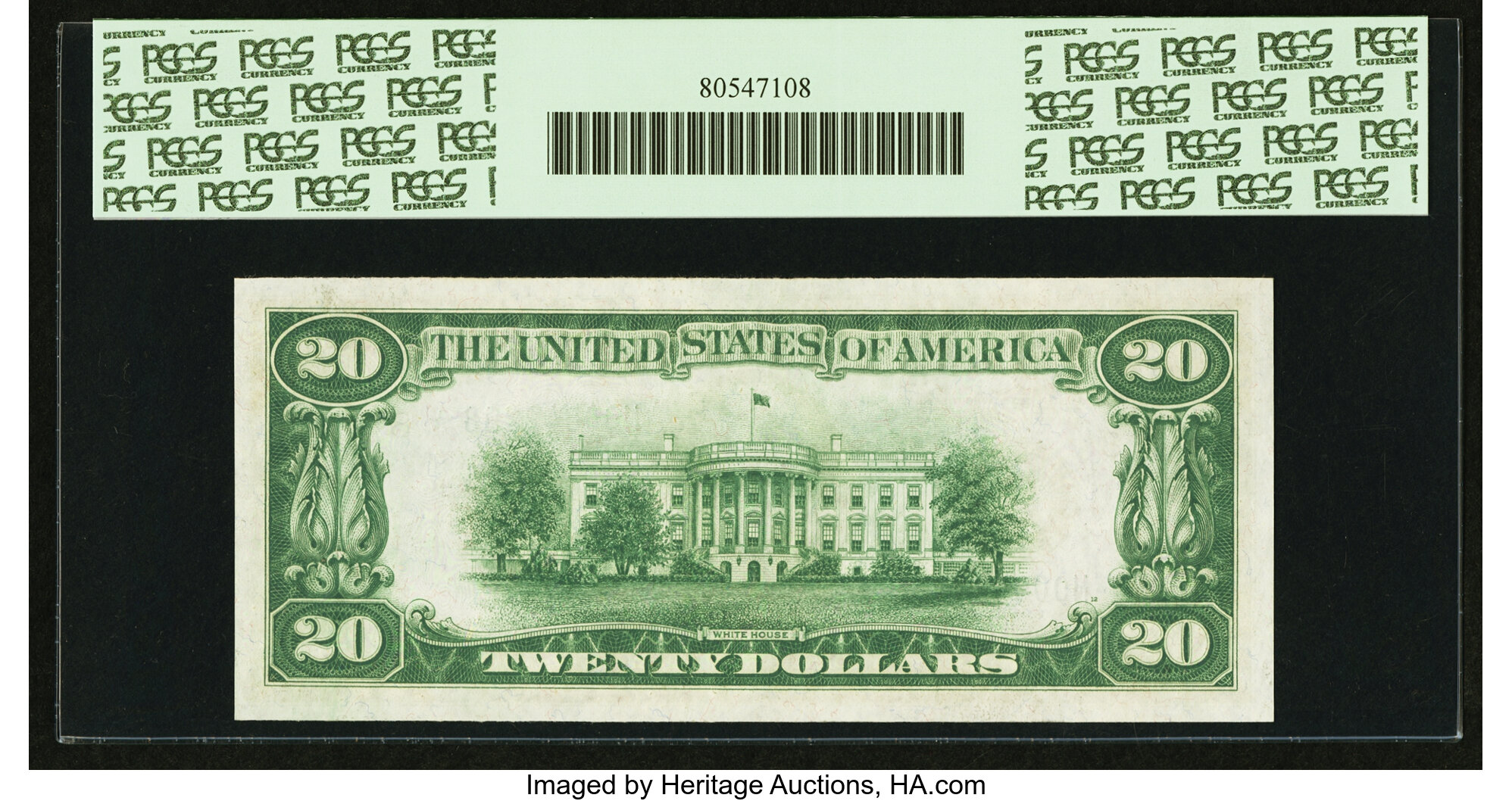 image for: Fr. 2050-H* $20 1928 Federal Reserve Note. PCGS Gem New 65PPQ....