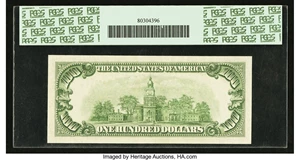 image for: Fr. 2159-H $100 1950B Federal Reserve Note. PCGS Superb Gem New 68PPQ....