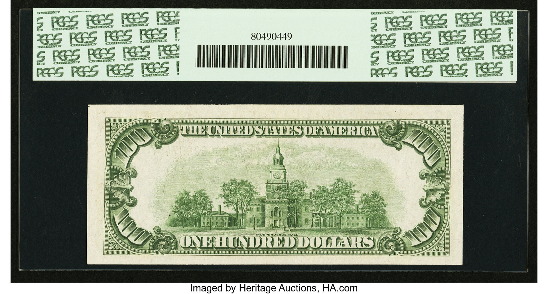 image for: Fr. 2154-K* $100 1934B Federal Reserve Note. PCGS Choice About New 58PPQ....