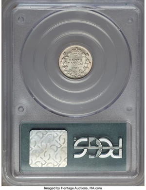 image for: Edward VII "Large H" 5 Cents 1902-H MS65 PCGS