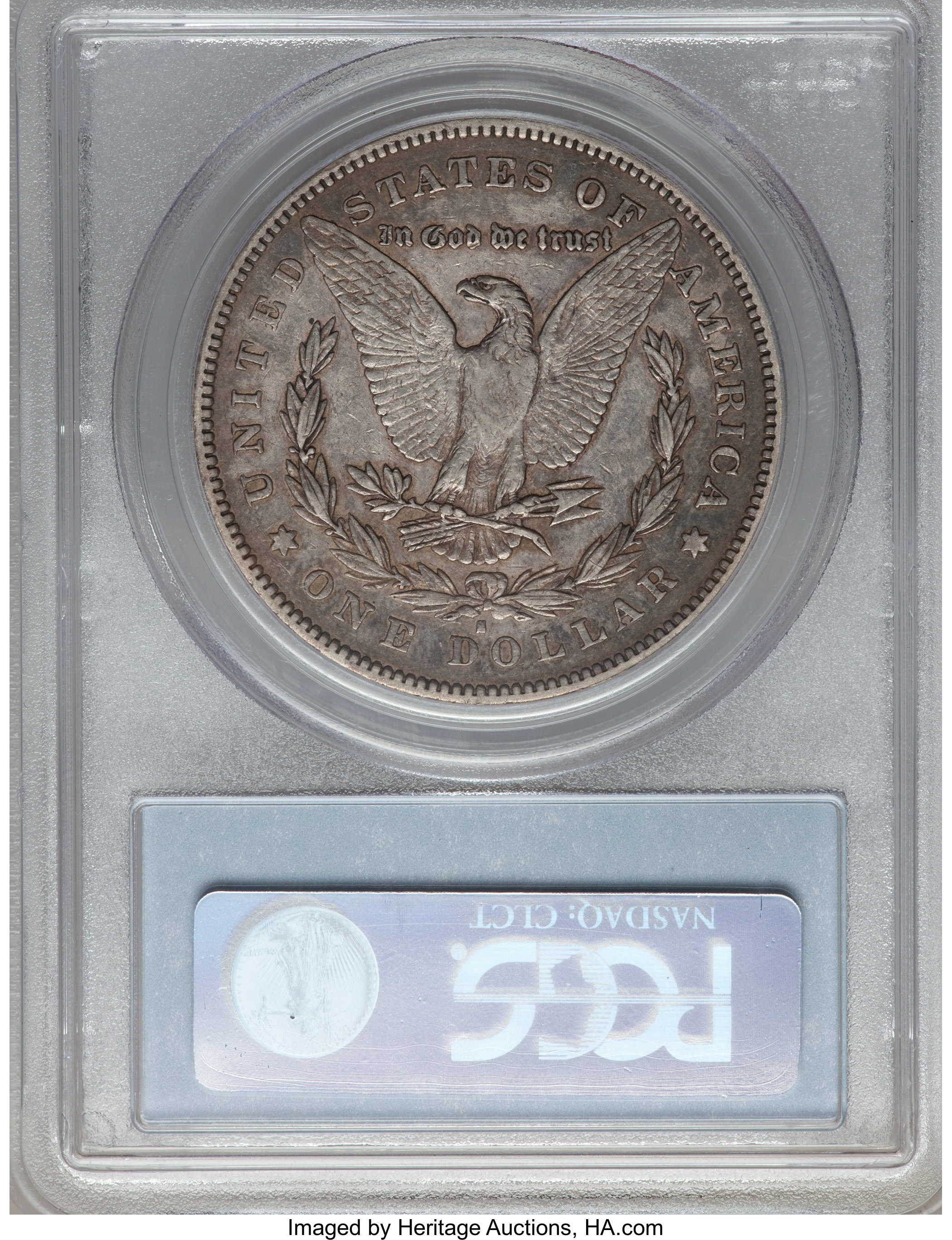 1878-S $1  Long Nock, VAM-62 XF40 CAC thumbnail 2