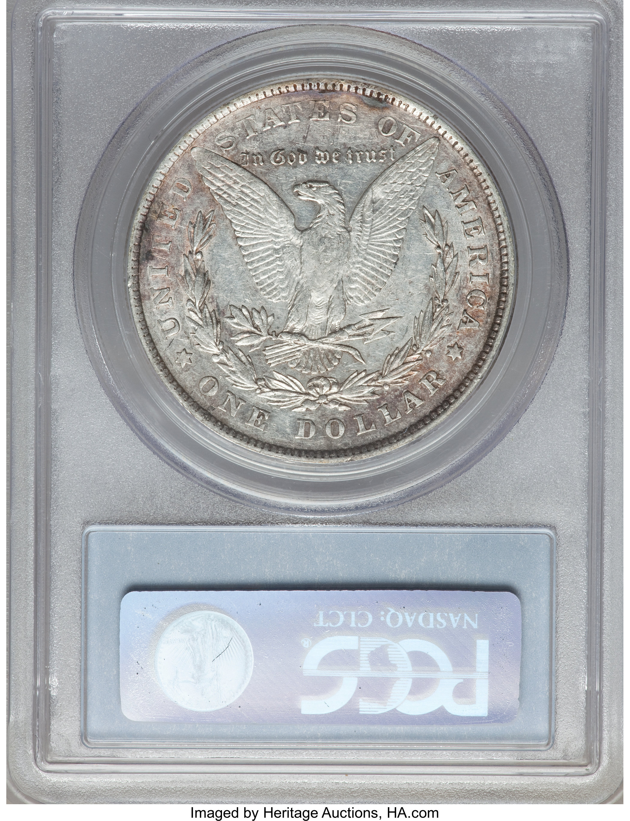 1878 8TF $1  Cracked Bonnet, VAM-14.10 VF20 thumbnail 11