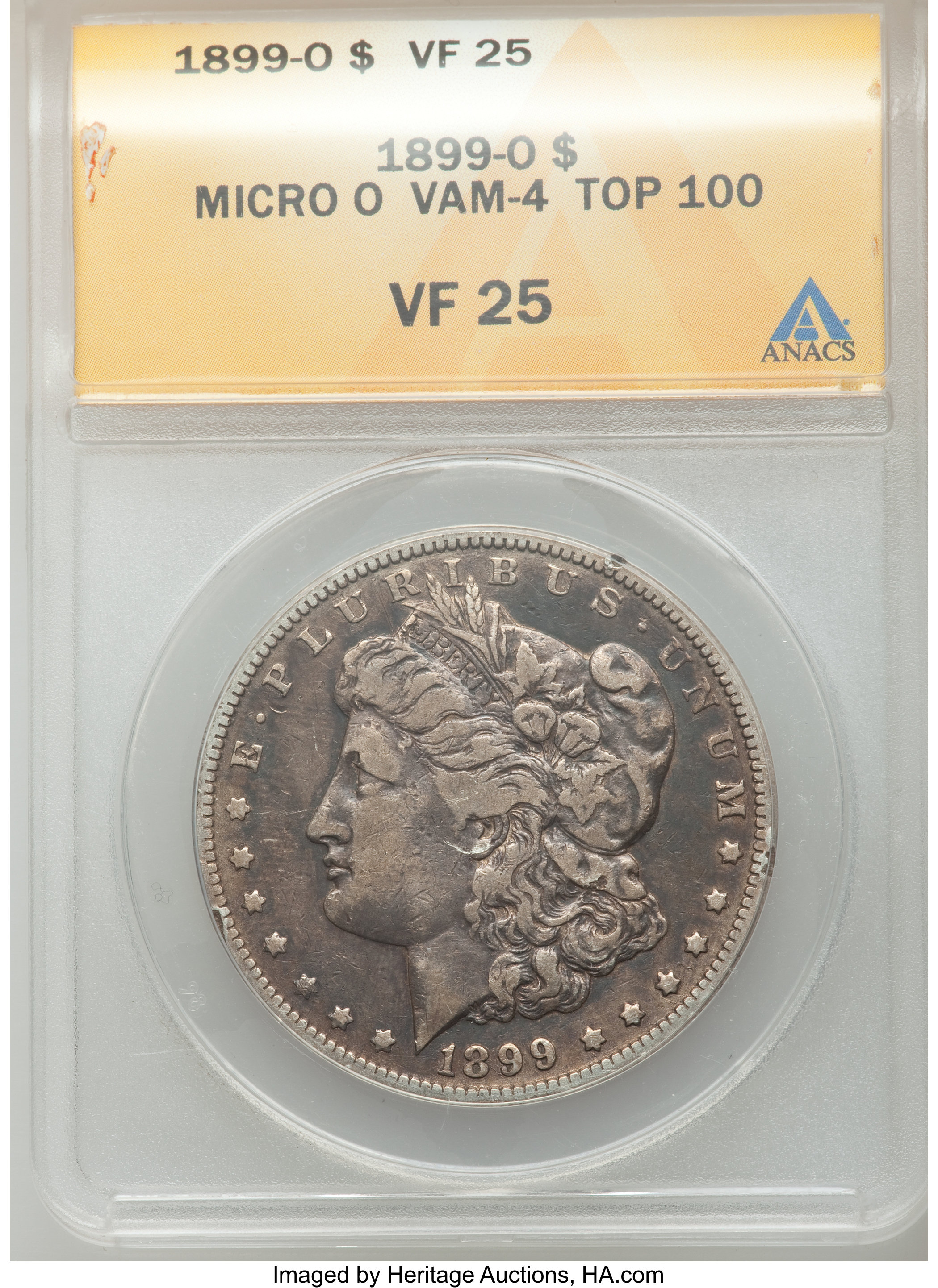 (4)1899-O $1 Micro, VAM-5 and (3)Micro O, VAM-32 VG8 ANACS; 1899-O VAM-34B VG10 ANACS; 1899-O Micro O, VAM-5 Fine 12 ANAC... (Total: 12 coins)