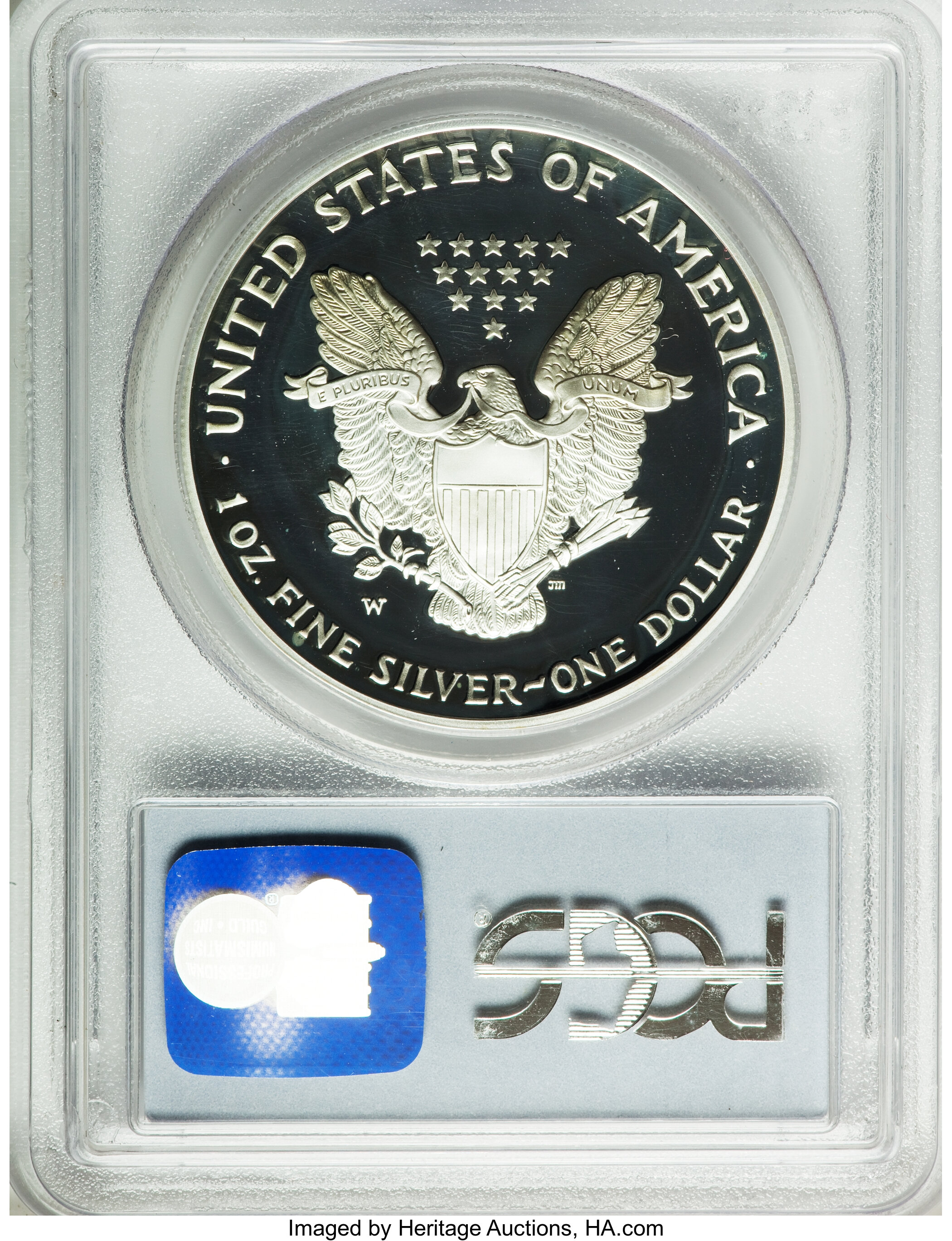 2001-W $1  Silver Eagle PR DCAM PR65 DCAM CAC thumbnail 18