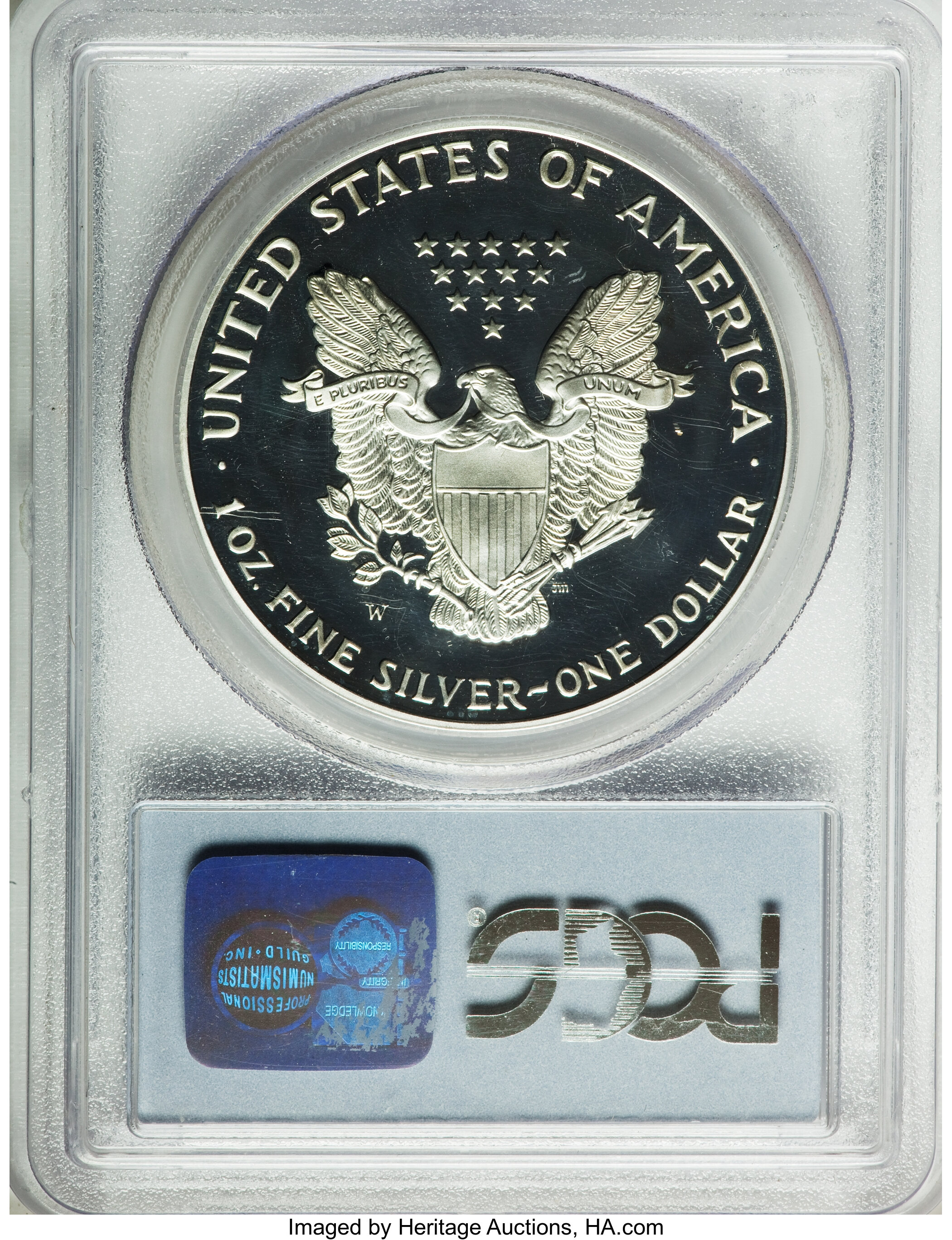2001-W $1  Silver Eagle PR DCAM PR65 DCAM CAC thumbnail 19