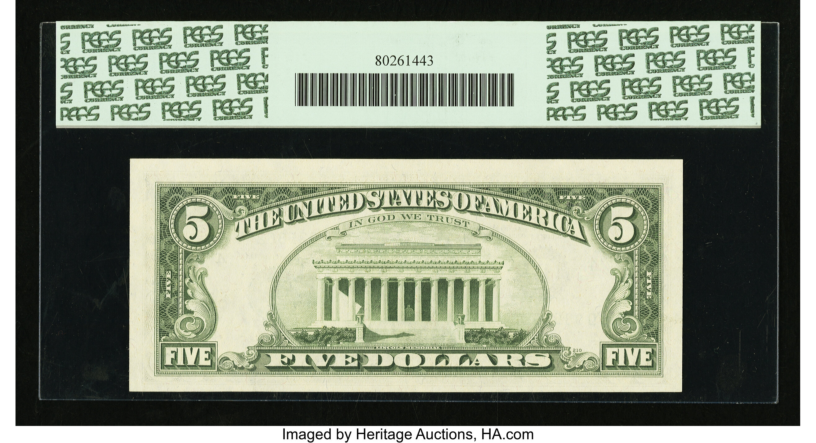 image for: Fr. 1972-D* $5 1969C Federal Reserve Note. PCGS Very Choice New 64PPQ....
