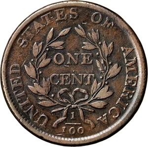 image for: 1805 Draped Bust Cent. S-269. Rarity-1. VF-20 (PCGS).