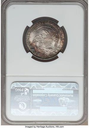 image for: 1819 25C Small 9 MS64+ NGC. CAC. B-3, R.1....