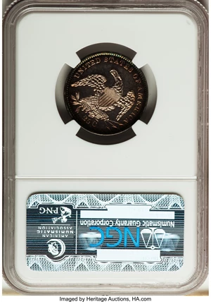 image for: 1834 25C PR66+ ★ Ultra Cameo NGC. CAC. B-2, High R.7 as proof....