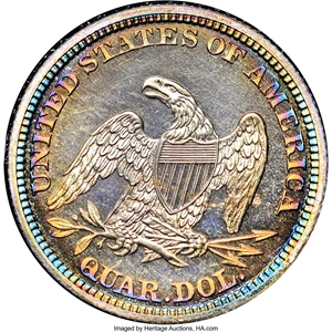 image for: 1861 25C PR68 ★ Cameo NGC. CAC....