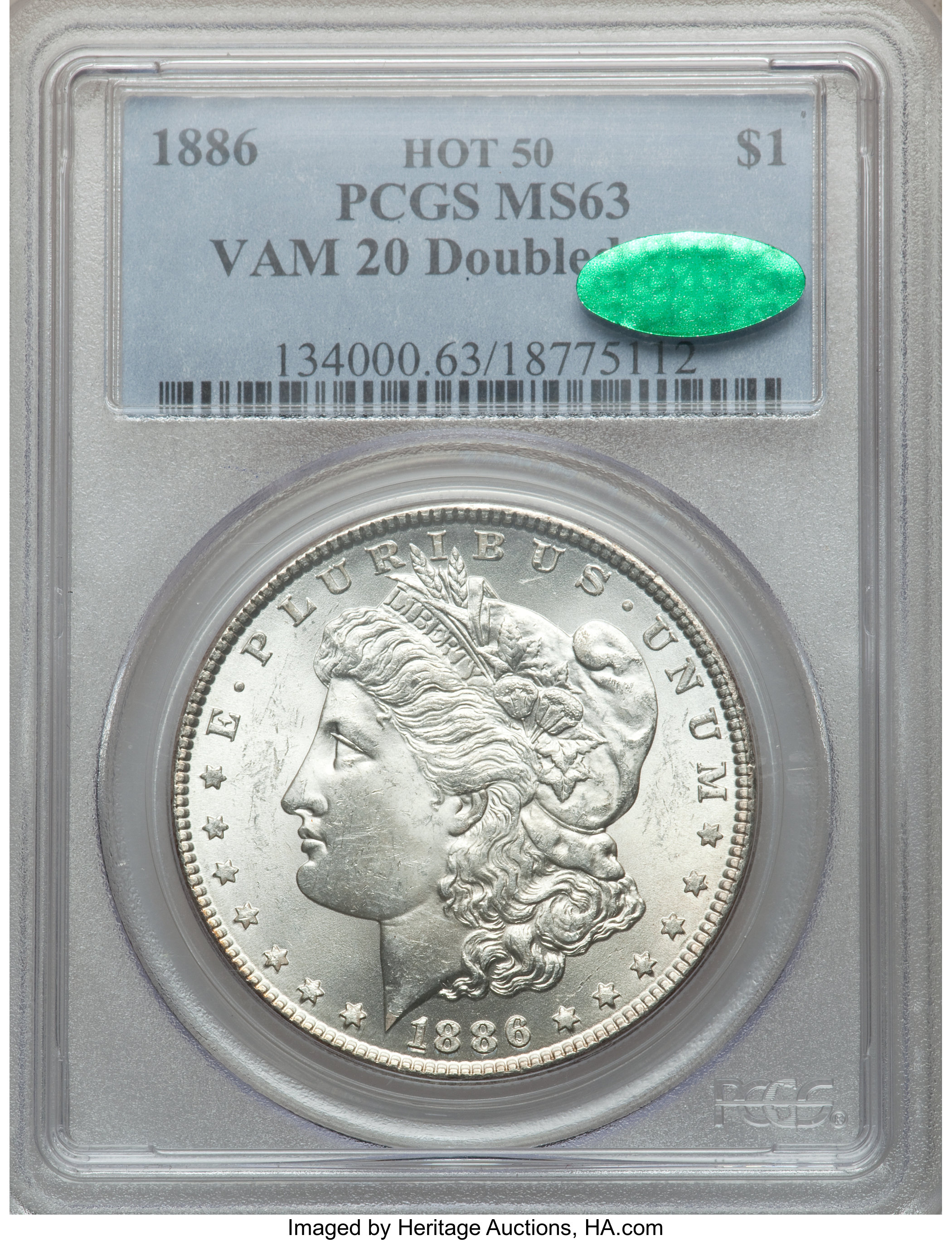 1886 $1  Doubled Date, VAM-20 MS61 thumbnail 21